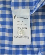 PORTER CLASSIC（ポータークラシック）カジュアルシャツ 青 サイズ:M メンズ/2200642152022