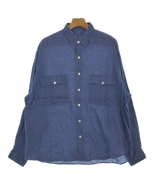 PORTER CLASSIC(ポータークラシック)カジュアルシャツ 紺 サイズ:L/2200642152039