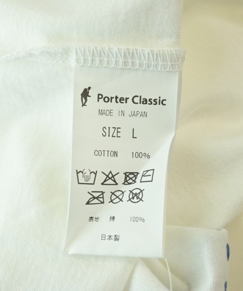 PORTER CLASSIC（ポータークラシック）Tシャツ・カットソー 白 サイズ:L メンズ/2200658474064