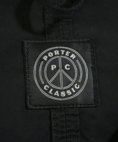PORTER CLASSIC（ポータークラシック）ステンカラーコート 黒 サイズ:3(L位) メンズ/2200646432014