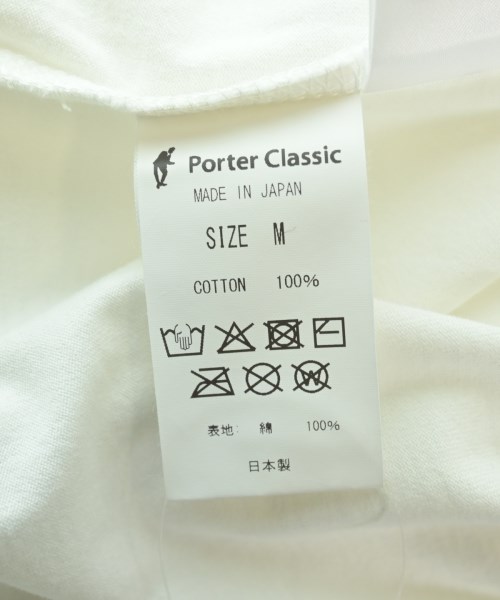 PORTER CLASSIC（ポータークラシック）Tシャツ・カットソー 白 サイズ:M メンズ/2200647281017
