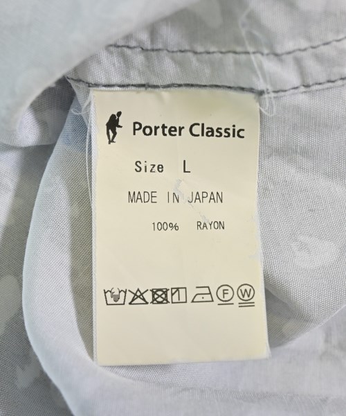 PORTER CLASSIC（ポータークラシック）カジュアルシャツ グレー サイズ:L メンズ/2200704865105
