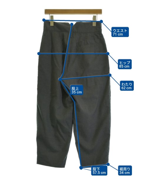 PORTER CLASSIC（ポータークラシック）スラックス グレー サイズ:XS メンズ/2200705254021