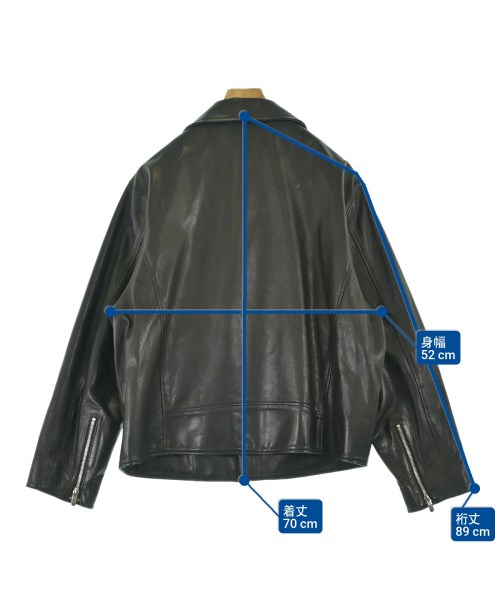 PORTER CLASSIC（ポータークラシック）ライダース 黒 サイズ:XL メンズ/2200666566027