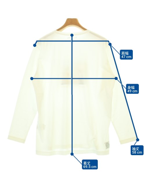 PORTER CLASSIC（ポータークラシック）Tシャツ・カットソー 白 サイズ:S メンズ/2200734746061