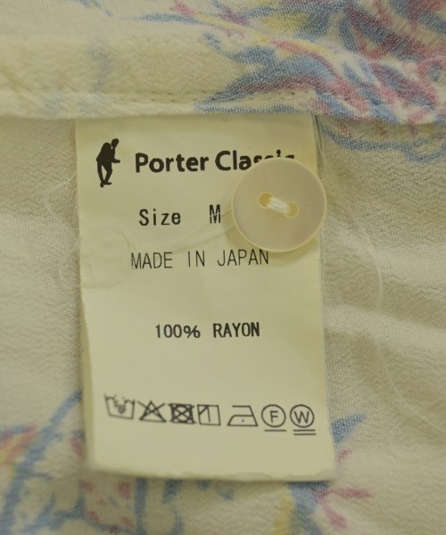 PORTER CLASSIC（ポータークラシック）カジュアルシャツ 白 サイズ:M メンズ/2200719437038