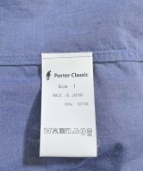 PORTER CLASSIC（ポータークラシック）カジュアルシャツ 青 サイズ:1(S位) メンズ/2200682727020