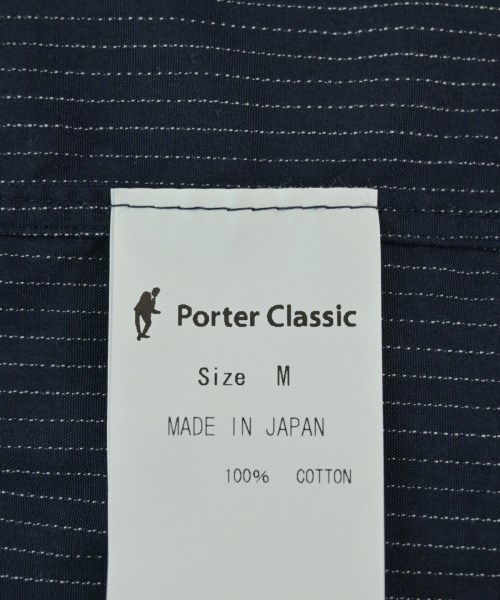 PORTER CLASSIC（ポータークラシック）カジュアルシャツ 紺 サイズ:M メンズ/2200685742013