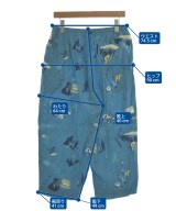 PORTER CLASSIC（ポータークラシック）クロップドパンツ 青 サイズ:L メンズ/2200691081809