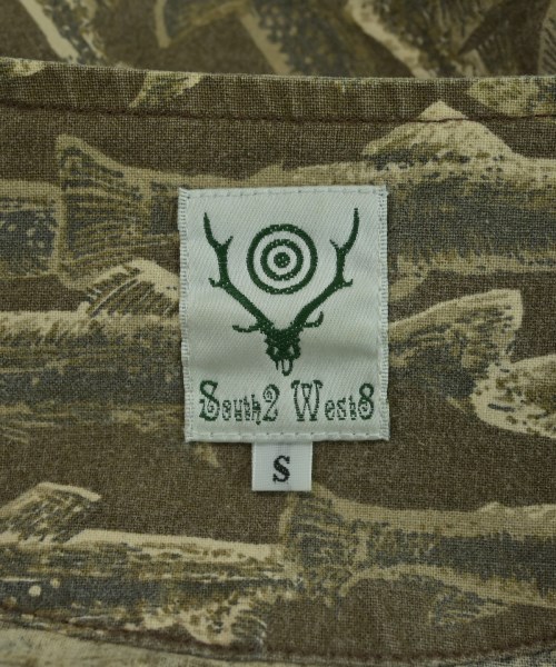 South2west8（サウストゥーウエストエイト）カジュアルシャツ 茶 サイズ:S メンズ/2200638454048