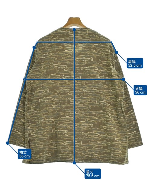 South2west8（サウストゥーウエストエイト）カジュアルシャツ 茶 サイズ:S メンズ/2200638454048