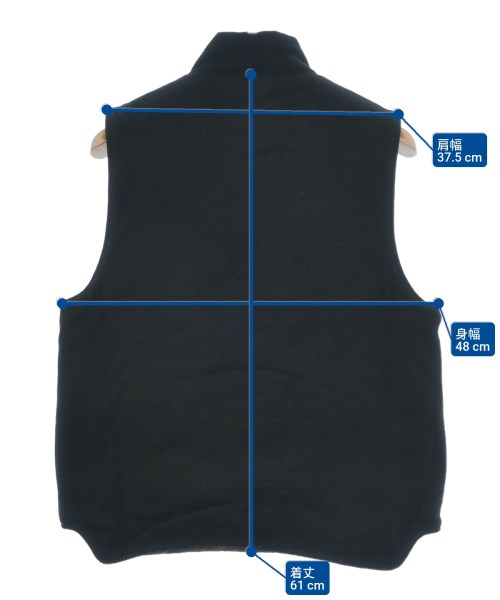 South2west8（サウストゥーウエストエイト）ダウンジャケット/ダウンベスト 黒 サイズ:S メンズ/2200613453417