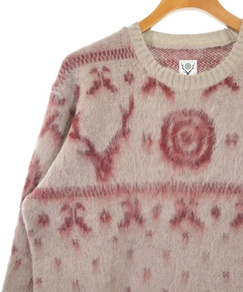 South2west8（サウストゥーウエストエイト）ニット・セーター ベージュ サイズ:S メンズ/2200627425028