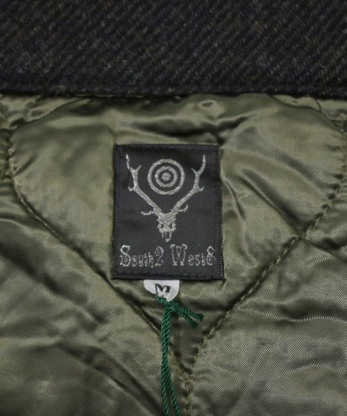 South2west8（サウストゥーウエストエイト）ダウンジャケット/ダウンベスト 黒 サイズ:M メンズ/2200628611086