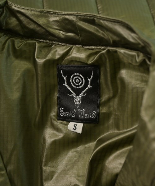 South2west8（サウストゥーウエストエイト）ダウンコート カーキ サイズ:S メンズ/2200634430145
