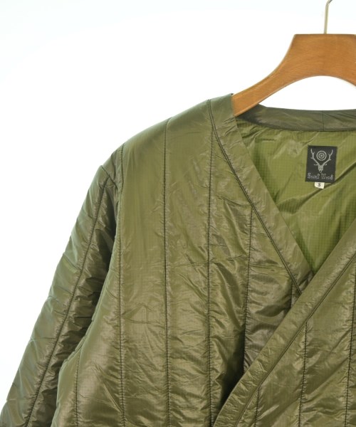 South2west8（サウストゥーウエストエイト）ダウンコート カーキ サイズ:S メンズ/2200634430145
