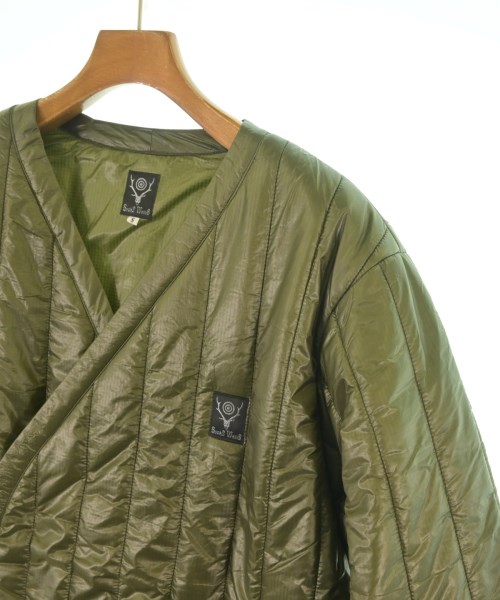 South2west8（サウストゥーウエストエイト）ダウンコート カーキ サイズ:S メンズ/2200634430145
