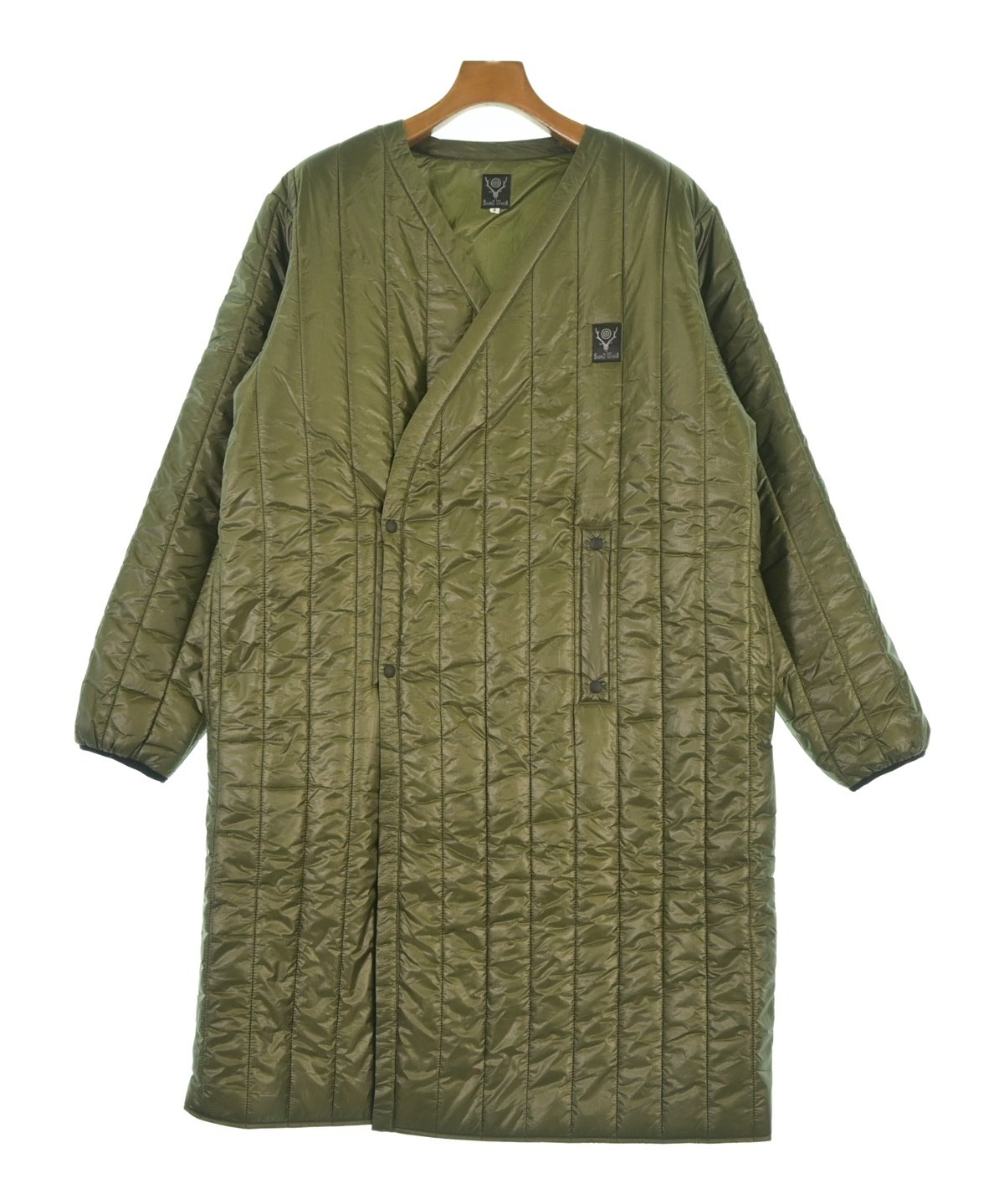 South2west8（サウストゥーウエストエイト）ダウンコート カーキ