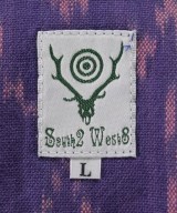 South2west8（サウストゥーウエストエイト）カジュアルシャツ 紫 サイズ:L メンズ/2200614503135