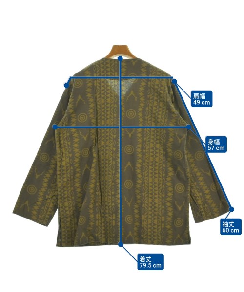 South2west8（サウストゥーウエストエイト）カジュアルシャツ グレー サイズ:XS メンズ/2200615962061