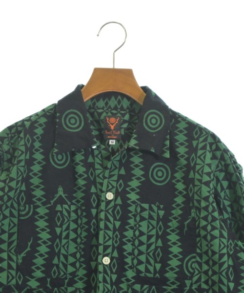 South2west8（サウストゥーウエストエイト）カジュアルシャツ 紺 サイズ:M メンズ/2200604893345