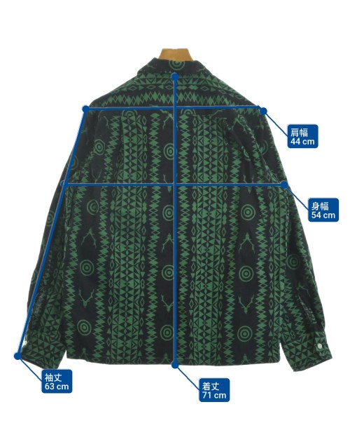 South2west8（サウストゥーウエストエイト）カジュアルシャツ 紺 サイズ:M メンズ/2200604893345