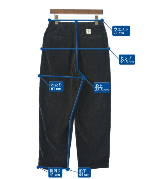 South2west8（サウストゥーウエストエイト）チノパン 茶 サイズ:XS メンズ/2200660345055