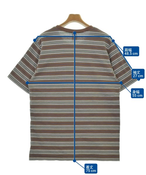 South2west8（サウストゥーウエストエイト）Tシャツ・カットソー 茶 サイズ:L メンズ/2200710681027