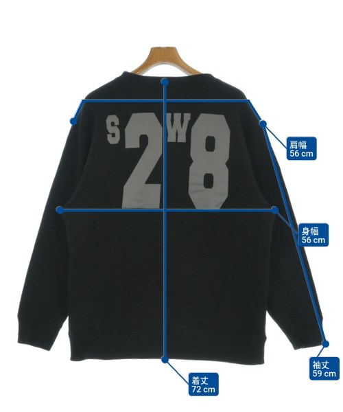 South2west8（サウストゥーウエストエイト）スウェット 黒 サイズ:-(XL位) メンズ/2200644306027