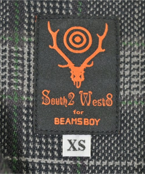 South2west8（サウストゥーウエストエイト）カジュアルシャツ グレー サイズ:XS メンズ/2200702847066