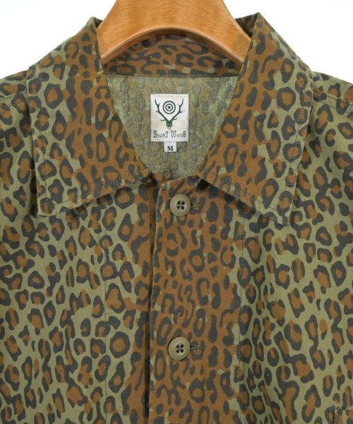 South2west8（サウストゥーウエストエイト）カジュアルシャツ カーキ サイズ:M メンズ/2200665057038