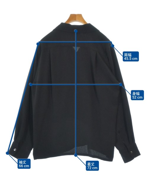 South2west8（サウストゥーウエストエイト）カジュアルシャツ 黒 サイズ:M メンズ/2200665359040