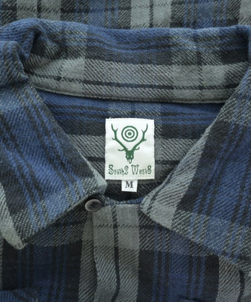 South2west8（サウストゥーウエストエイト）カジュアルシャツ 紺 サイズ:M メンズ/2200659899019