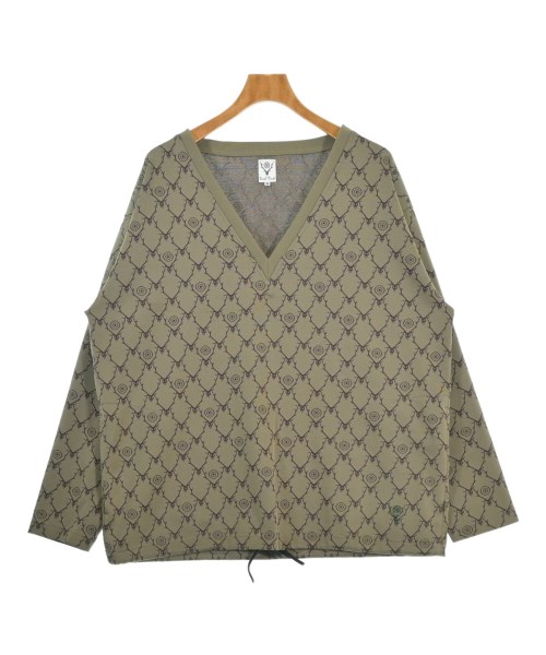South2west8(サウストゥーウエストエイト)Tシャツ・カットソー カーキ サイズ:M/2200667963139