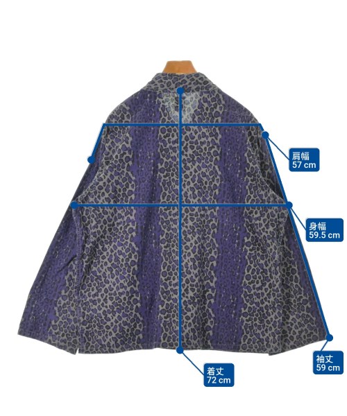 South2west8（サウストゥーウエストエイト）カジュアルシャツ 紫 サイズ:M メンズ/2200668466035