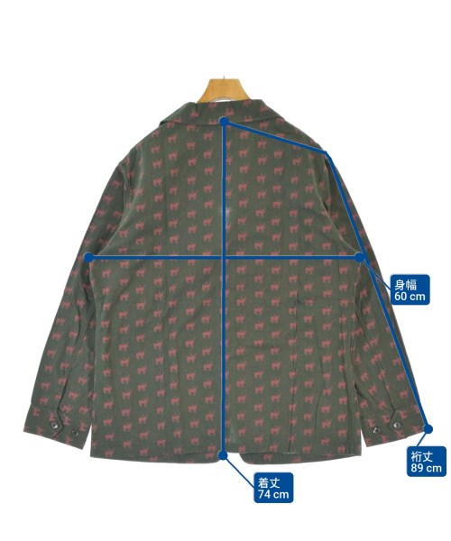 South2west8（サウストゥーウエストエイト）カジュアルジャケット 緑 サイズ:S メンズ/2200671126056