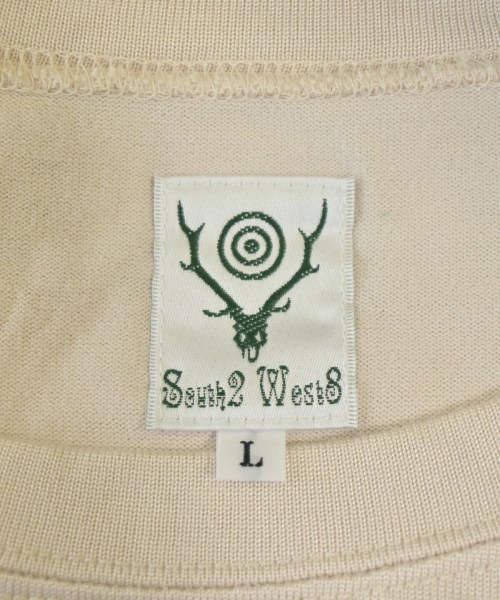 South2west8（サウストゥーウエストエイト）Tシャツ・カットソー ベージュ サイズ:L メンズ/2200682900133