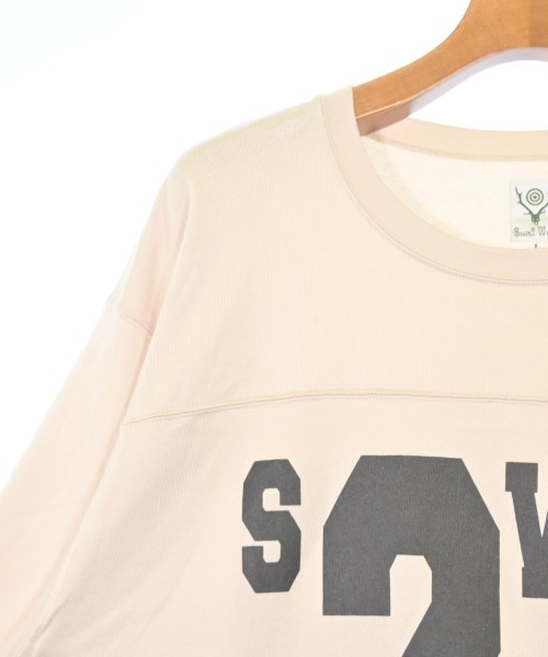 South2west8（サウストゥーウエストエイト）Tシャツ・カットソー ベージュ サイズ:L メンズ/2200682900133