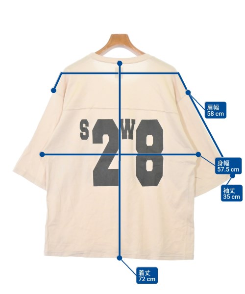 South2west8（サウストゥーウエストエイト）Tシャツ・カットソー ベージュ サイズ:L メンズ/2200682900133