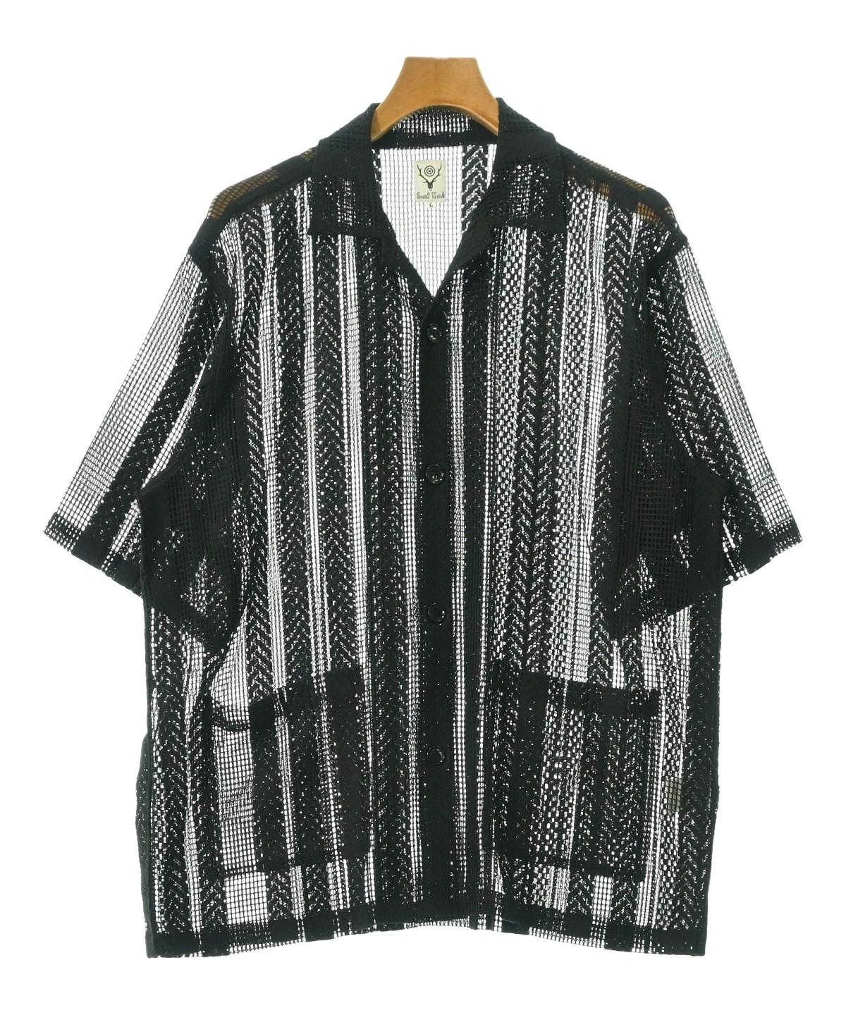BOWTE バウト カジュアルシャツ S 黒 【古着】【中古】【送料無料】 ビンテージ60's○BOY SCOUT OF AMERICAボーイスカウトシャツ○230326j3