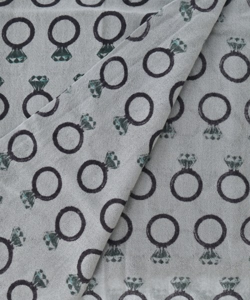 YARNZ（ヤーンツ）ストール グレー サイズ:- レディース/2200645875010