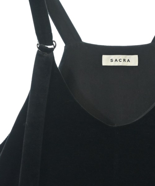 SACRA（サクラ）オールインワン/サロペット 黒 サイズ:38(M位) レディース/2200633770068