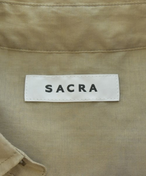 SACRA（サクラ）カジュアルシャツ ベージュ サイズ:F レディース/2200636369146