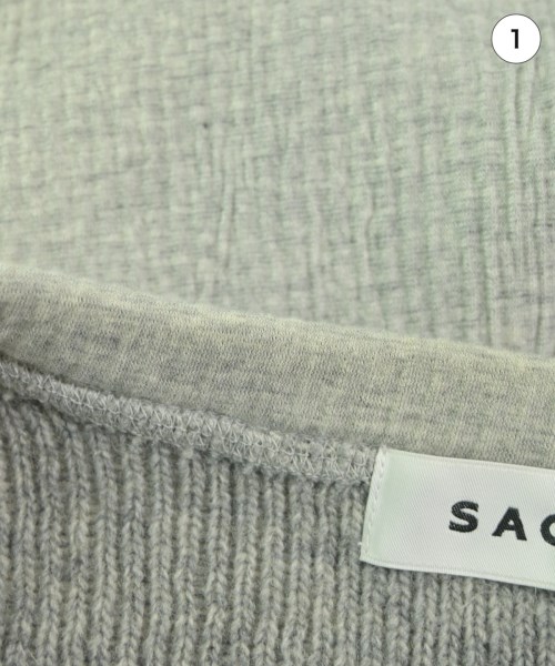 SACRA（サクラ）スウェット グレー サイズ:38(M位) レディース/2200636773059