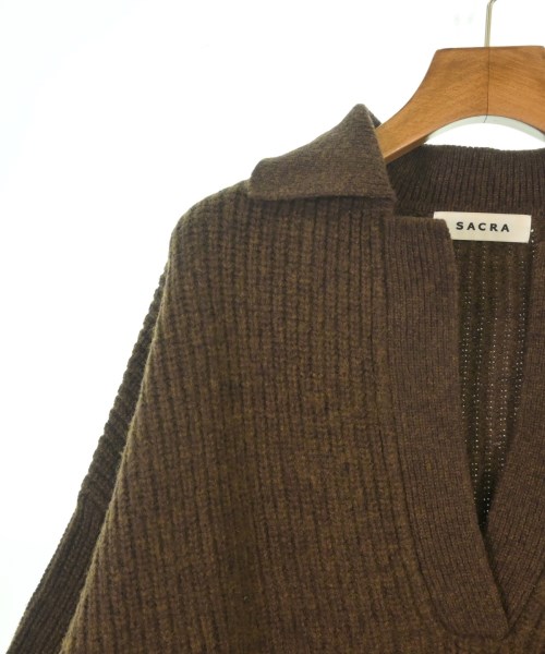 SACRA（サクラ）ニット・セーター 茶 サイズ:38(M位) レディース/2200622675039