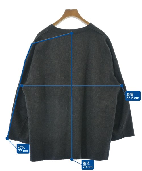 SACRA（サクラ）カジュアルシャツ グレー サイズ:38(M位) レディース/2200640990022