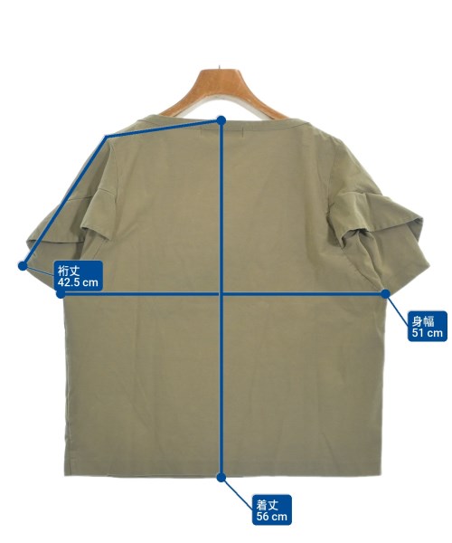 SACRA（サクラ）Tシャツ・カットソー カーキ サイズ:38(M位) レディース/2200628361028
