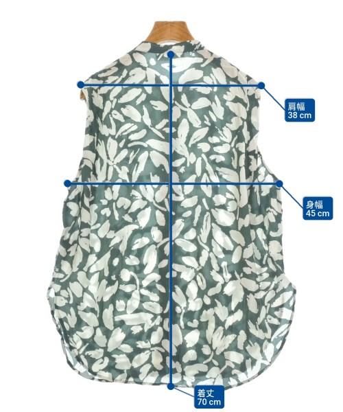 SACRA（サクラ）ベスト 緑 サイズ:38(M位) レディース/2200641755071