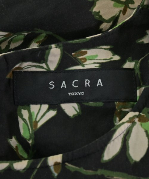 SACRA（サクラ）カジュアルシャツ 黒 サイズ:38(M位) レディース/2200627321016