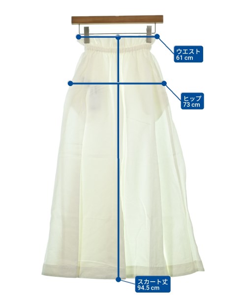 SACRA（サクラ）ロング・マキシ丈スカート 白 サイズ:36(S位) レディース/2200644745161